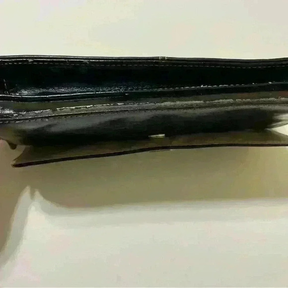 GUC Giani Bernini Black Leather Organizer Clutch Purse - Picture 3 of 10